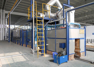 Газ 1600℃ спекая большую емкость печи тоннеля тугоплавкого кирпича