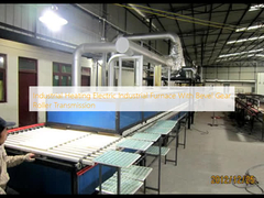 Электрическая промышленная печь для промышленного отопления с колесной трансмиссией