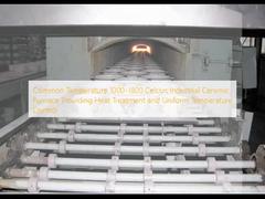 Обычная температура 1000-1800 градусов Цельсия для промышленных керамических печей, обеспечивающих термообработку и равномерный контроль температуры